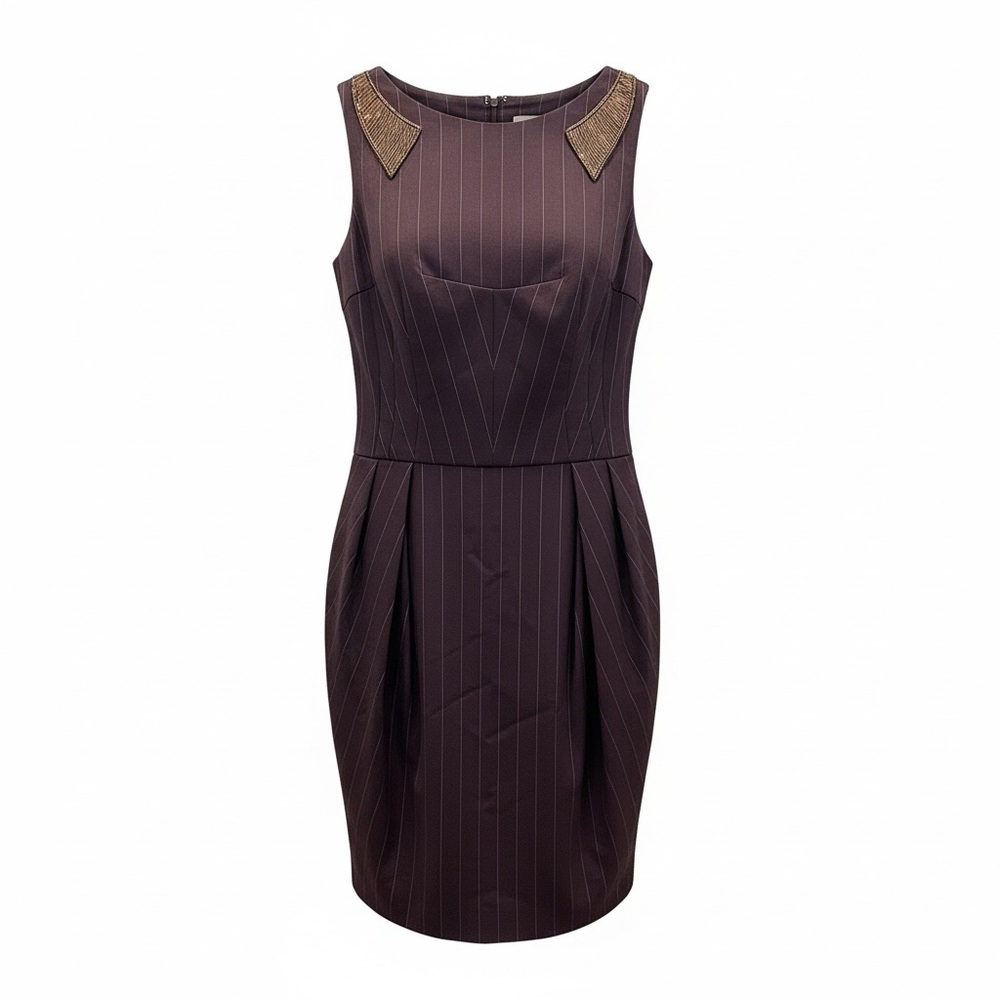 Paul Smith brown pinstripe dress